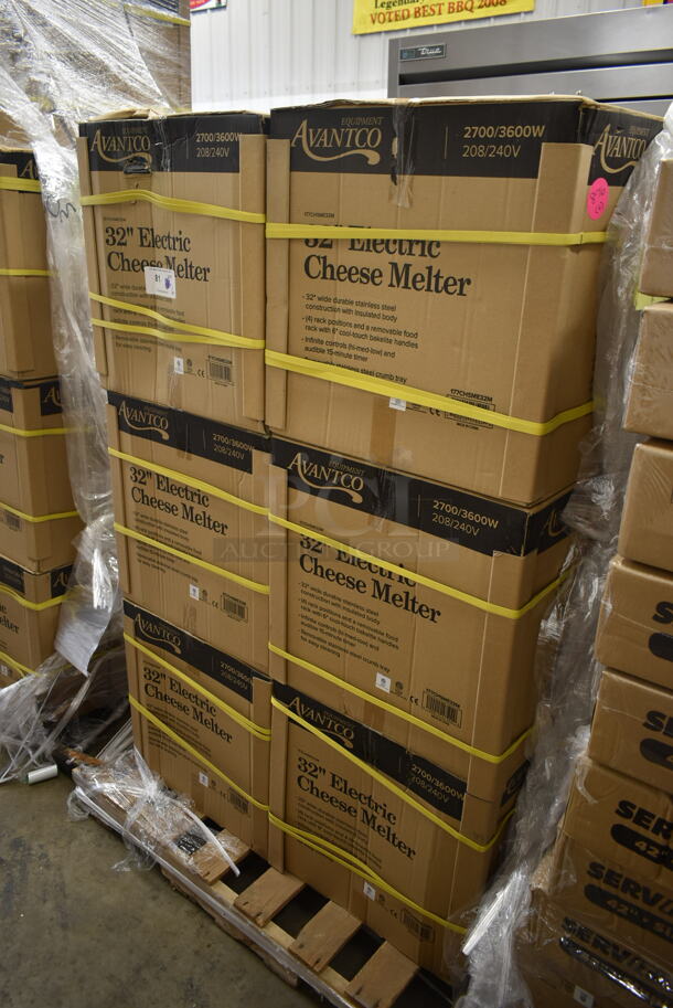 PALLET LOT of 6 BRAND NEW SCRATCH AND DENT! Avantco 177CHSME32M Stainless Steel Commercial Countertop Electric Powered 32" Cheese Melter. 208/240 Volts. Stock Picture Used as Gallery. 6 Times Your Bid! - Image 2 of 5
