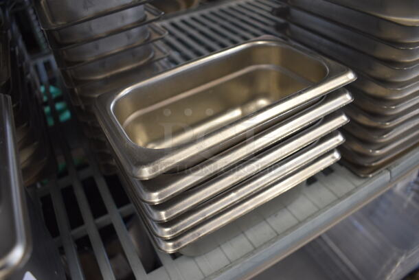 5 Stainless Steel 1/9 Size Drop In Bins. 1/9x2. 5 Times Your Bid! - Image 2 of 3