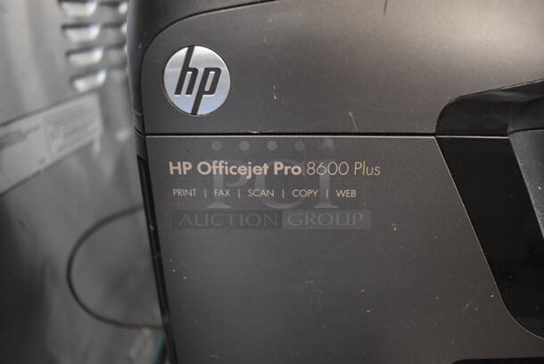 HP Officejet Pro 8600 Plus Metal Countertop Scanner Copier Printer. 19x18x12 - Image 5 of 5