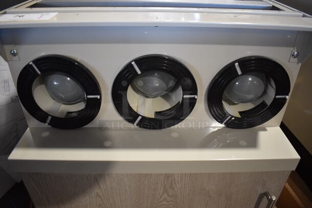 BRAND NEW! Royston Metal Soda Station w/ 3 Cup Dispensers and 2 Doors. 24x31x27 - Image 4 of 7
