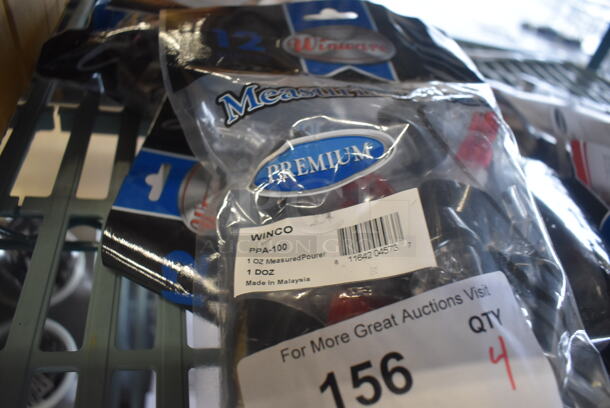 ALL ONE MONEY! Lot of 4 BRAND NEW Bags of 12 Winware Pourers - Image 3 of 3