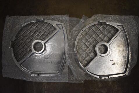 2 BRAND NEW! Metal Commercial Food Processor Blades. 8.25x8x1. 2 Times Your Bid!