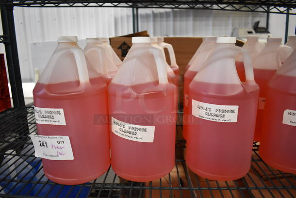 ALL ONE MONEY! Tier Lot of 15 Multi Purpose Cleaner Jugs. 6x6x12 - Image 2 of 3