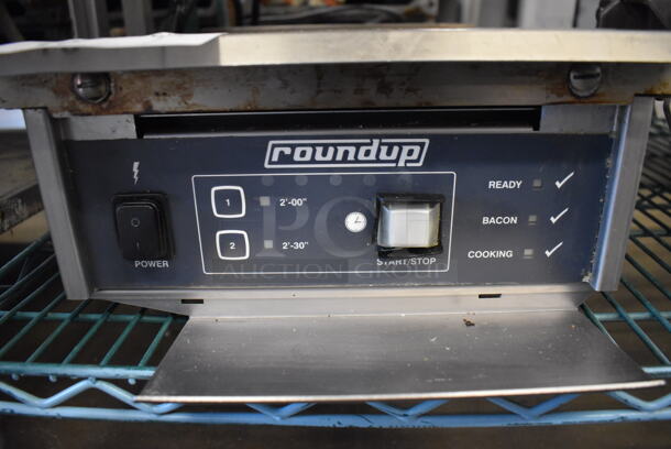 Roundup Stainless Steel Commercial Countertop Electric Powered Flat Top Griddle. 13x20x7. Cannot Test Due To Plug Style - Image 2 of 6