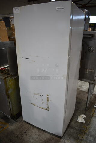 Frigidaire FFFU13F2VW Metal Single Door Reach In Freezer. 115 Volts, 1 Phase. Tested and Working!