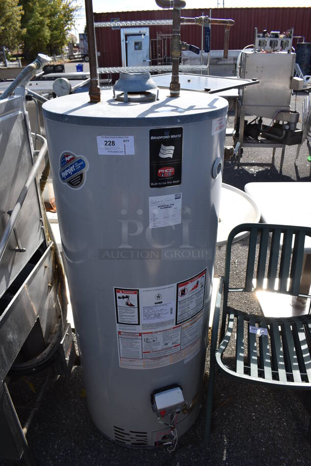 Bradford White MI75S6BN Metal Commercial Natural Gas Powered Water Heater. 27x27x72 - Image 2 of 8