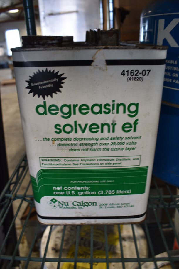 ALL ONE MONEY! Lot of Various Items Including Kerosene Barrel, Degreasing Solvent, Wal Shield Flat Wall Finish, Coating and Painters Touch Latex Paint! - Image 3 of 6