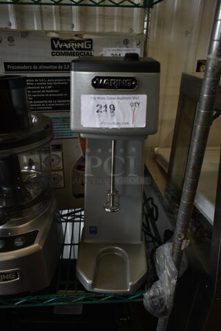 Waring WDM120SW Metal Commercial Countertop Single Head Drink Mixer. 120 Volts, 1 Phase. Tested and Working!