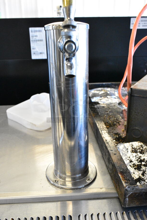 Beverage Air DD68-1-B Metal Commercial Direct Draw Kegerator w/ 2 Beer Towers. 115 Volts, 1 Phase. Tested and Working! - Image 7 of 8