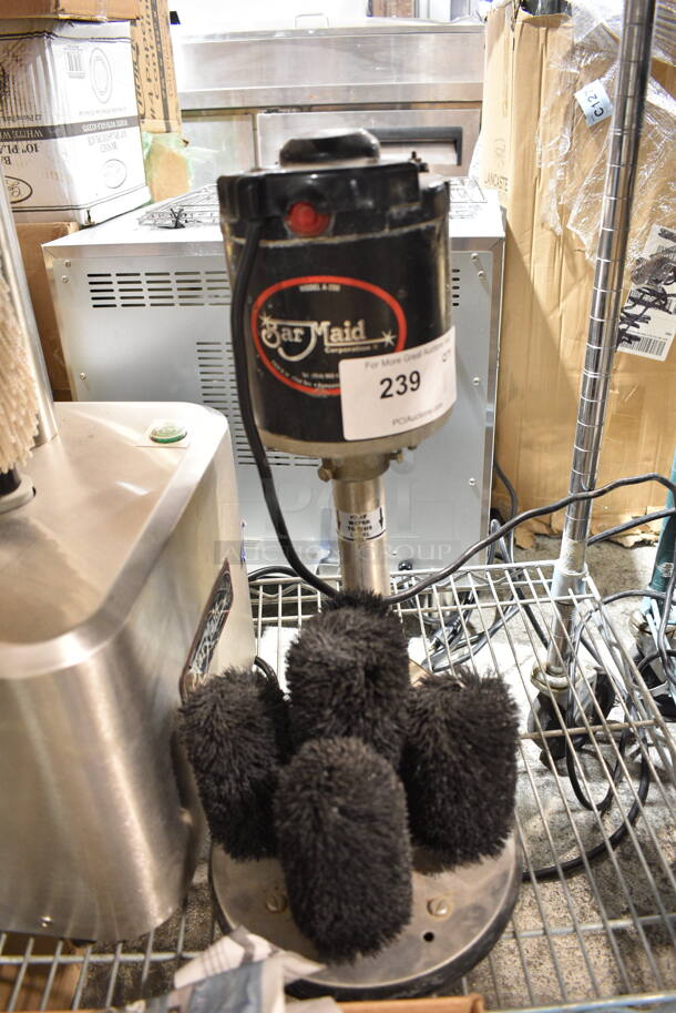 Bar Maid S48B35B04 Stainless Steel Commercial Countertop Glass Washer. 115  Volts, 1 Phase. Tested and Working! - Image 1 of 4