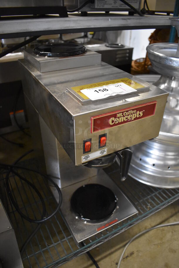 Mr Coffee RB-2 Stainless Steel Commercial Countertop Single Burner Coffee Machine w/ Poly Brew Basket. 120 Volts, 1 Phase. 9x19x17 - Image 3 of 6
