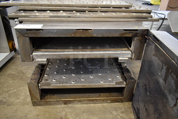 Ovention C20003PH Stainless Steel Commercial Electric Powered Conveyor Pizza Oven. Missing Conveyor Belt. 208/240 Volts, 3 Phase.
 - Image 4 of 7
