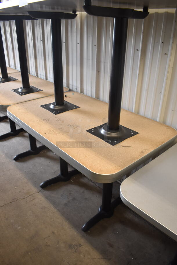 2 Dining Height Tables with 2 Straight Bases. 2 Times Your Bid! - Image 4 of 4