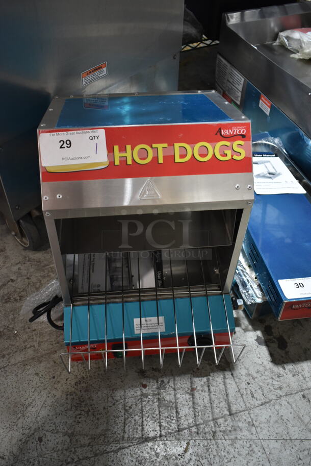 BRAND NEW SCRATCH AND DENT! 2023 Avantco 177HDS175 Stainless Steel Commercial Countertop 175 Dog Hot Dog Steamer. 120 Volts, 1 Phase. Tested and Powers On But Does Not Get Warm - Image 2 of 8