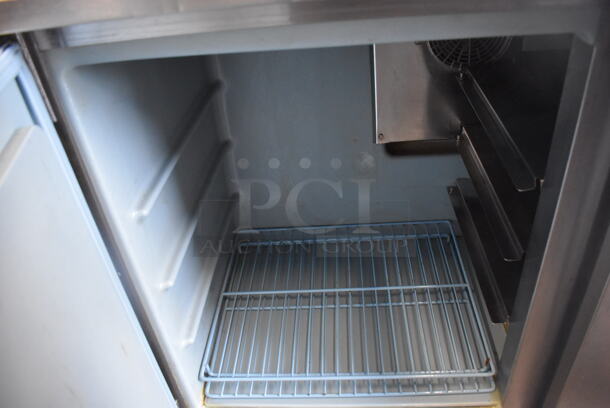 Delfield UC4048 Stainless Steel Commercial 2 Door Undercounter Cooler. 115 Volts, 1 Phase. 48x29x34. Tested and Powers On But Temps at 43 Degrees - Image 4 of 5