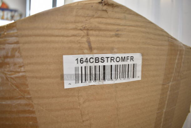 8 BRAND NEW SCRATCH AND DENT! Lancaster Table & Seating 164CBSTROMFR Metal Dining Height Chair Frame w/ Wooden Back Rest. No Seat. 8 Times Your Bid! - Image 5 of 5