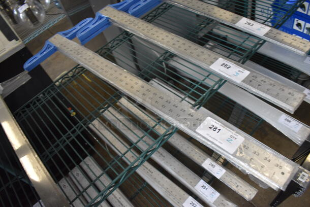 2 BRAND NEW! Stainless Steel T Squares. 39x14. 2 Times Your Bid!