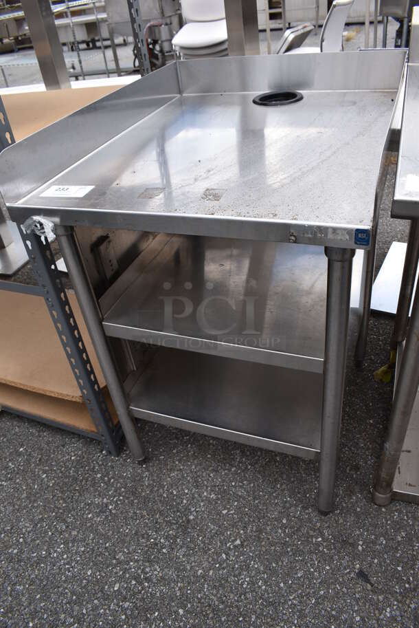 Stainless Steel Commercial Table w/ Under Shelves. 26x32.5x38 - Image 6 of 9