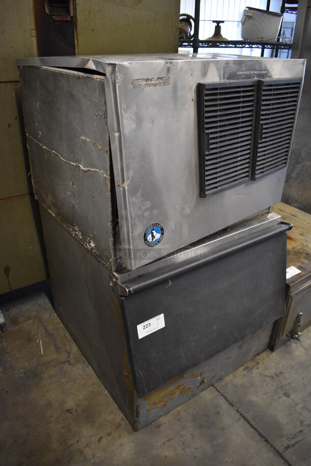 Hoshizaki KML-250MAH Stainless Steel Commercial Ice Head on Commercial Ice Bin. 115 Volts, 1 Phase. 31x33x50 - Image 2 of 5