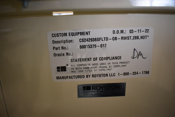 BRAND NEW! Royston 60015379-012 Metal Single Door Cabinet w/ Trash Can and Dolly. 24x29x35 - Image 6 of 6