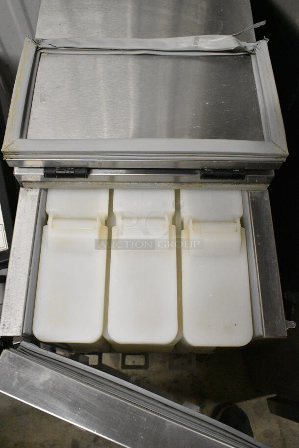 Silver King SKBD3LS Stainless Steel Commercial Countertop Cream Dispenser. 115 Volts, 1 Phase. Tested and Powers On But Does Not Get Cold - Image 5 of 6