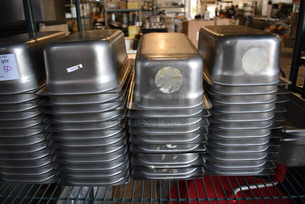 50 Stainless Steel 1/3 Size Drop In Bins. 1/3x4. 50 Times Your Bid! - Image 4 of 4