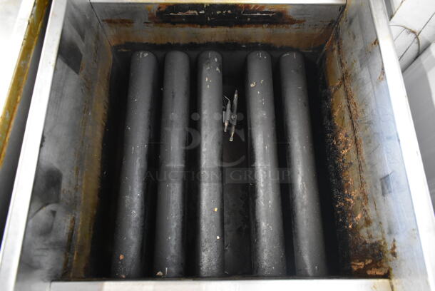 Imperial IFS-75 Stainless Steel Commercial Floor Style Natural Gas Powered 75 Pound Capacity Deep Fat Fryer. 175,000 BTU. - Image 3 of 7