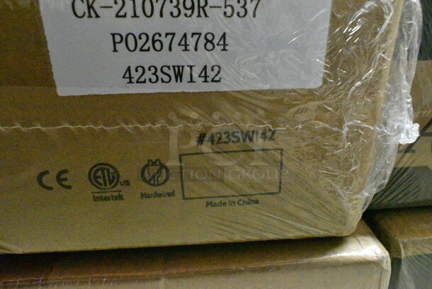 2 BRAND NEW IN BOX! ServIt 423SWI42 Stainless Steel Commercial 42" High Wattage Strip Warmer with Infinite Controls. 120 Volts, 1 Phase. 2 Times Your Bid!  - Image 4 of 5