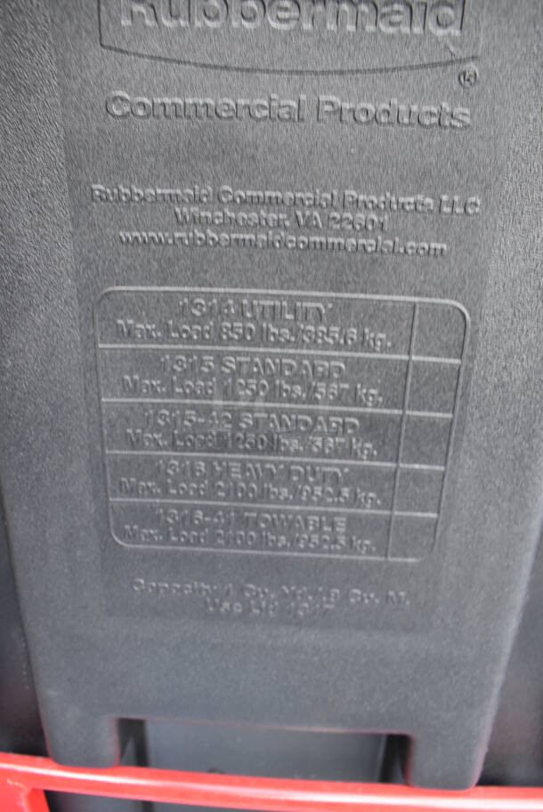 BRAND NEW! Rubbermaid Black Poly Portable Bin on Casters. 72x31x44 - Image 6 of 7