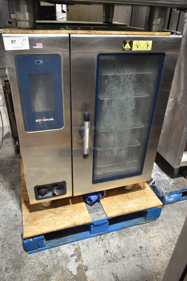 2018 Alto Shaam CTP10-10E Stainless Steel Commercial Electric Powered Convection Oven. 208-240 Volts, 3 Phase.  - Image 1 of 5