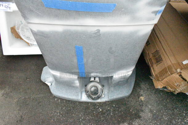 BRAND NEW SCRATCH AND DENT! Lavex Gray Portable Sink - Image 6 of 9