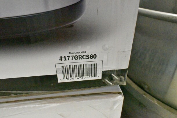 2 BRAND NEW SCRATCH AND DENT! Galaxy 177GRCS60 60 Cup (30 Cup Raw) Sealed Electric Rice Cooker / Warmer. 120 Volts, 1 Phase. 2 Times Your Bid!  - Image 3 of 3