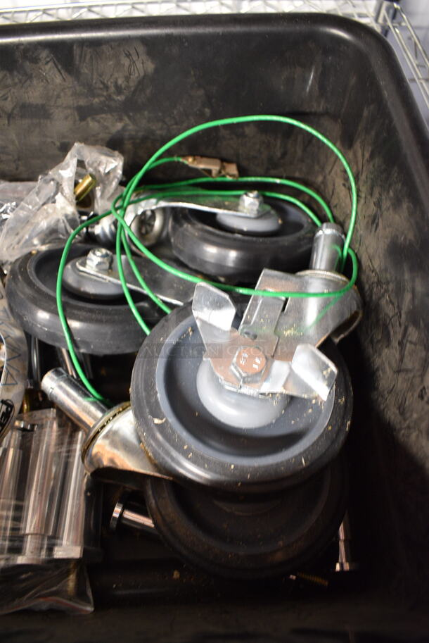 ALL ONE MONEY! Lot of Various BRAND NEW SCRATCH AND DENT! Items Including Commercial Casters and Metal Legs - Image 3 of 6