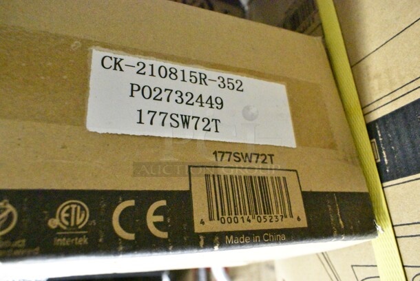 BRAND NEW IN BOX! Avantco 177SW72T  Metal Commercial Warming Strip w/ Toggle Controls. 120 Volts, 1 Phase. - Image 3 of 3