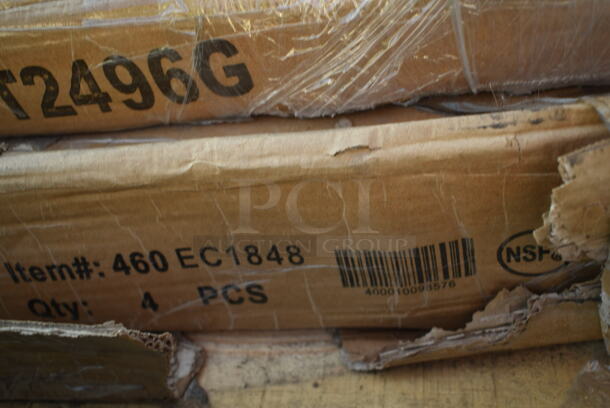 Box of 4 BRAND NEW SCRATCH AND DENT! Regency 460EC1848 18" x 48" NSF Chrome Wire Shelf - Image 2 of 2