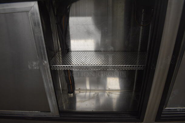 12' Stainless Steel Commercial 6 Door Cooler. Does Not Come w/ Remote Compressor. 125 Volts, 1 Phase. 144x14.5x33.5.  - Image 5 of 9