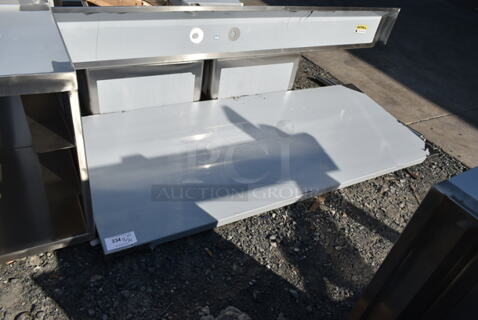 BRAND NEW SCRATCH AND DENT! Regency Stainless Steel Tabletop, Under Shelf and 4 Legs.