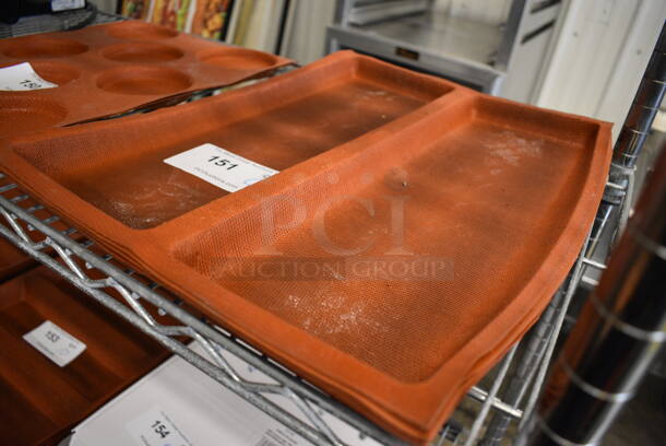 6 Orange Silform 2 Loaf Baking Pan Liners. 13x18x1. 6 Times Your Bid! - Image 3 of 3