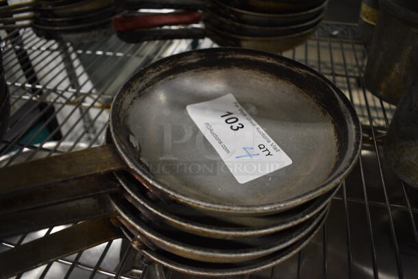 4 Metal Skillets. 13.5x7.5x1.5. 4 Times Your Bid! - Image 2 of 3