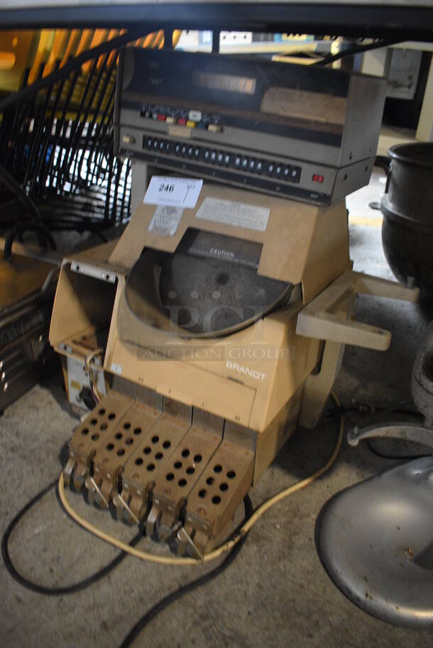 Brandt Metal Countertop Counting Machine. 22x20x26. Tested and Working! - Image 4 of 5