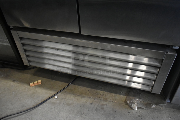 2015 True T-35 Stainless Steel Commercial 2 Door Reach In Cooler w/ Poly Coated Racks on Commercial Casters. 115 Volts, 1 Phase. Tested and Working! - Image 3 of 7
