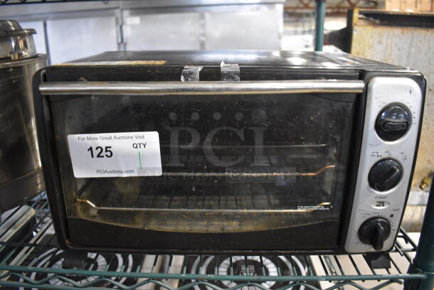 Metal Countertop Toaster Oven. 17x11x10