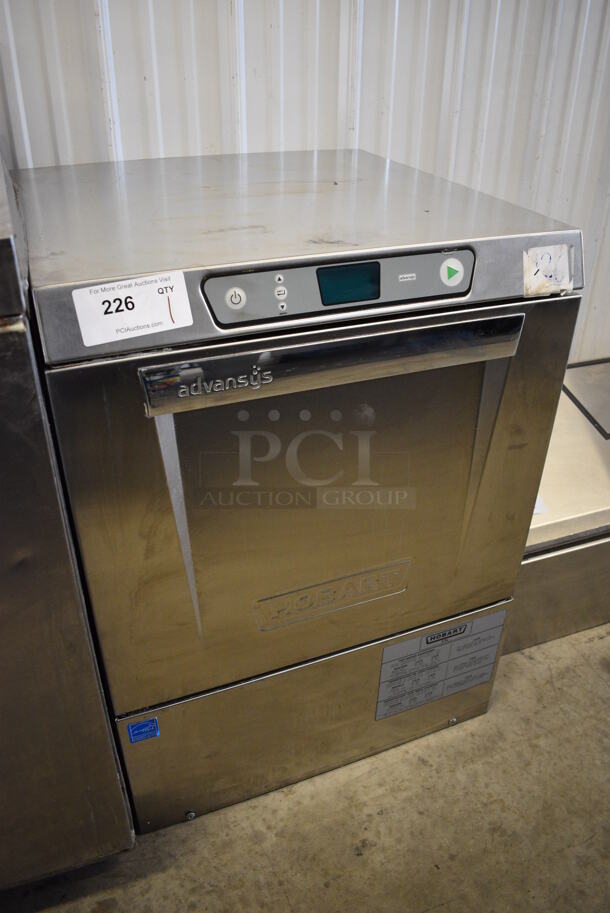LATE MODEL! Hobart Advansys ENERGY STAR Stainless Steel Commercial Undercounter Dishwasher. 120/240 Volts, 1 Phase. 24x26x33 - Image 3 of 8