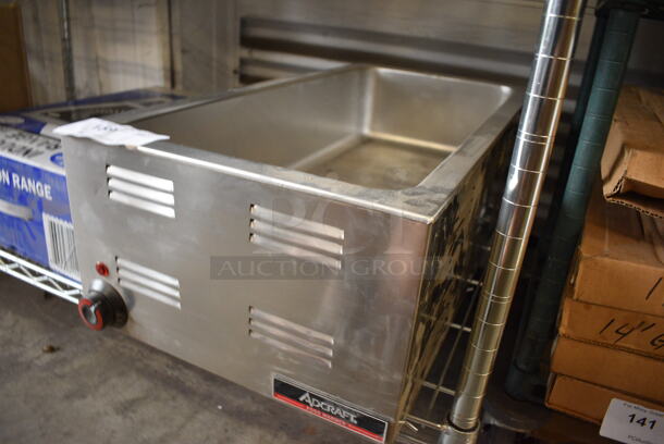 2019 Adcraft Model FW-1500W Stainless Steel Commercial Countertop Food Warmer. 120 Volts, 1 Phase. 14.5x29.5x9. Tested and Working! - Image 3 of 5