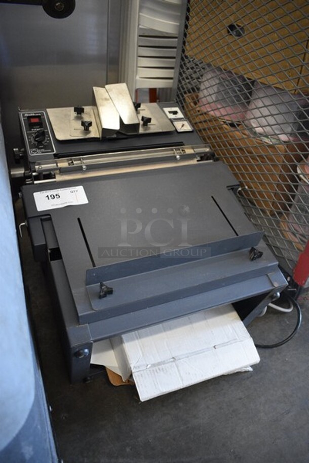 Allied Automation Titan Metal Commercial Countertop RollBag Automatic Bagger and Sealer. Goes Great w/ Item #196! 20x26x20. Tested and Working! - Image 5 of 7