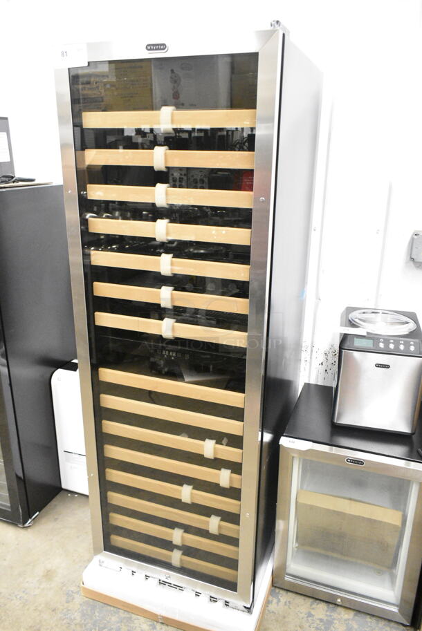 BRAND NEW SCRATCH AND DENT! Whynter BWR-1642DZ Metal Commercial Single Door Reach In 164 Bottle Dual Zone Wine Cooler Merchandiser. 120 Volts, 1 Phase. Tested and Working! - Image 3 of 8