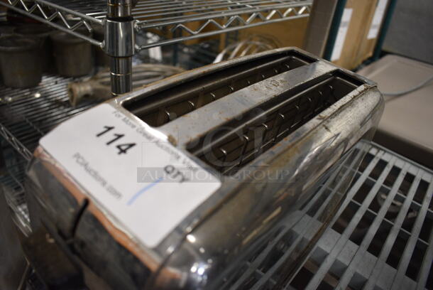 Waring Metal Countertop 2 Slot Toaster. 7x18x8 - Image 3 of 6