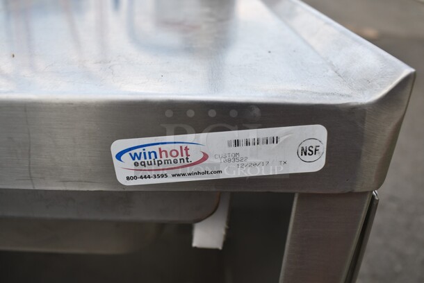 Winholt Stainless Steel Cart w/ Drawer and Under Shelf on Commercial Casters. - Image 5 of 6