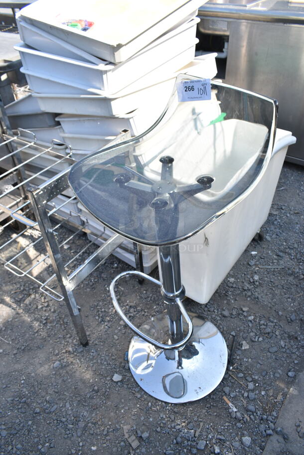 Backless Bar Height Chair.  - Image 1 of 4