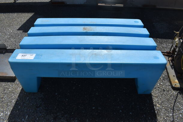 Blue Poly Dunnage Rack. 35x23.5x12 - Image 2 of 3